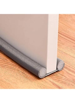 Door Draft Stopper Under Door Draft Weather Stripping Noise Blocker Twin Door Draft Stopper Adjustable Door Foam Seal Strip Breeze Blocker Noise Sound Light Smell Blocker For Doors 96Cm