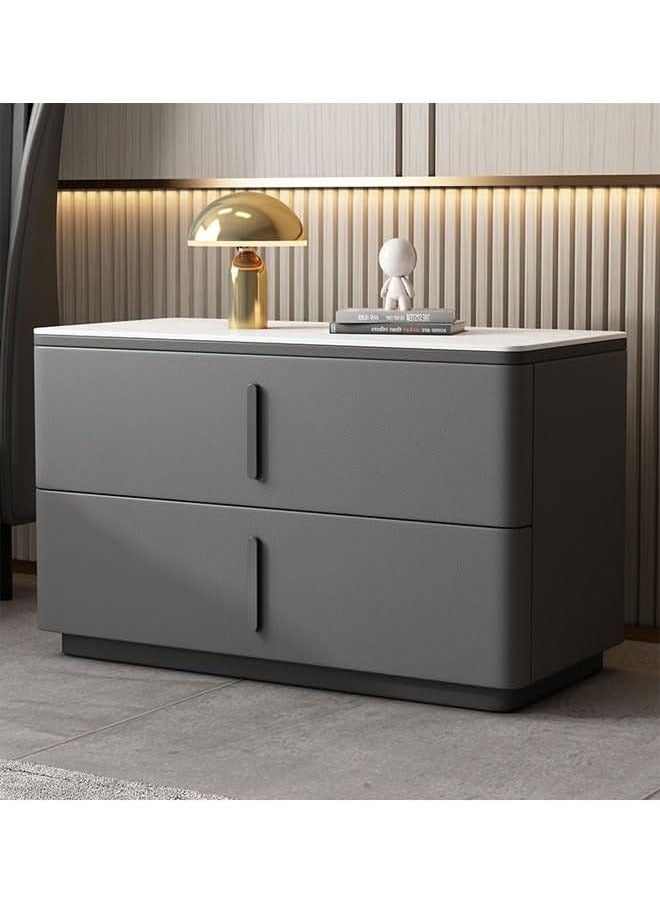 NKX Modern Bedside Table Luxury Nightstands Multifunction Nightstand For Bedroom - Image 1