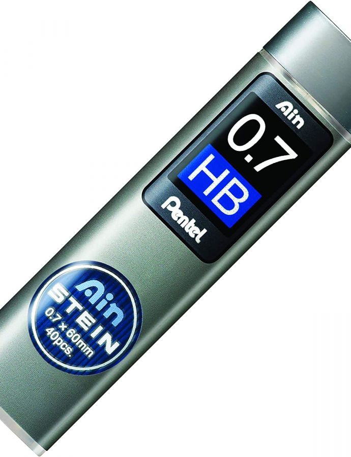 Pentel Ain Stein Mechanical Pencil Lead, 0.7mm HB, 40 Leads (C277-HB) - Image 2