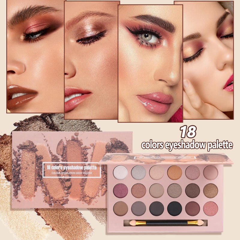 venshun Makeup Kit for Women Full Kit Makeup Sets for Teenagers Makeup Gift Set for Women Teen Girls Includes 18 Colors Eyeshadow Palette Foundation Make Up Sets for Beginners - Image 3