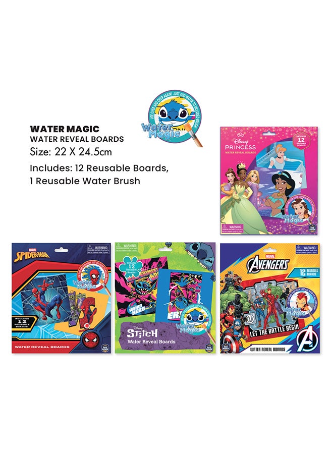 Marvel Avengers Water Amazing | 12 Reusable Boards | Magic Reveal Boards | Age 3+ Years - Image 2