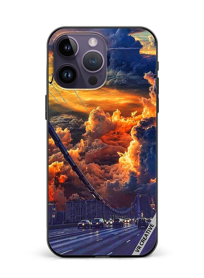 VR CREATIVE Protective Case Cover For Apple iPhone 16 Pro Max Nature Scenery Design Multicolour