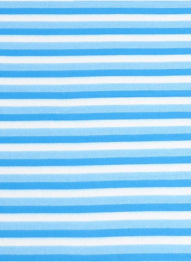 Status Contract All Season Multipurpose Polar Fleece/Summer AC Blanket/Single Bed Blanket/Light Weight Blanket, Blue, 130 X 215 Cm  - Image 5