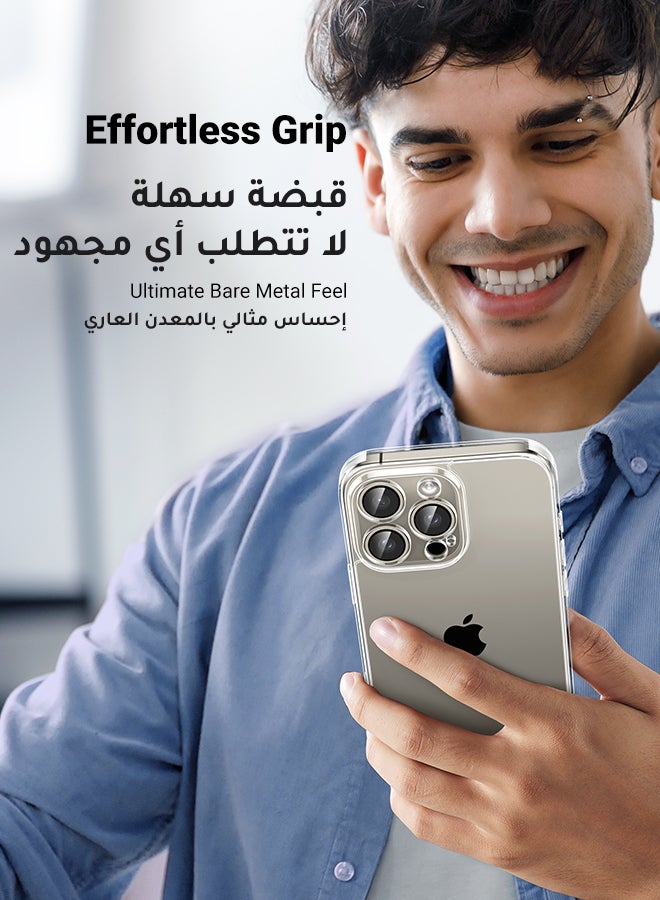 iPhone 16 Pro Max Case Clear, iCrystal Tech, Military-Grade Drop Protection, iPhone 16 Pro Max Cover Slim Shockproof Protective Bumper, Anti Scratch & image 8