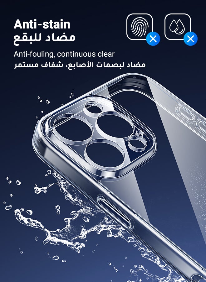 iPhone 16 Pro Max Case Clear, iCrystal Tech, Military-Grade Drop Protection, iPhone 16 Pro Max Cover Slim Shockproof Protective Bumper, Anti Scratch & image 7