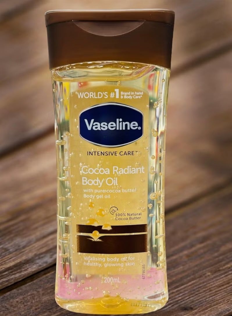 Vaseline Intensive Care Cocoa Radiant Body Oil 200ml - Image 1