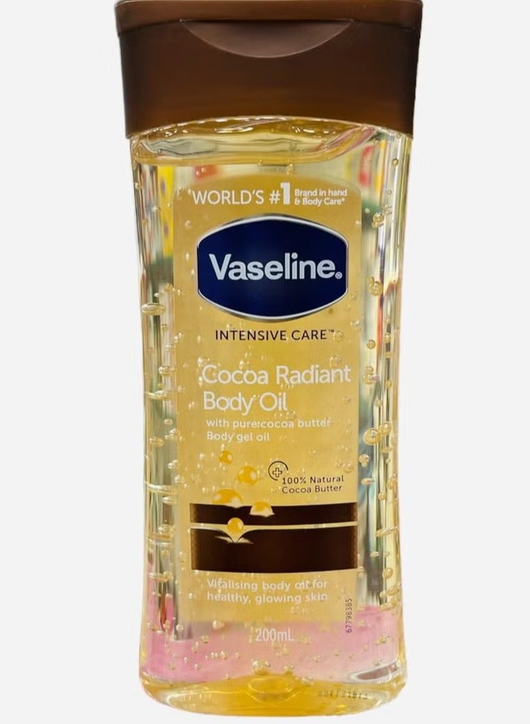 Vaseline Intensive Care Cocoa Radiant Body Oil 200ml - Image 2