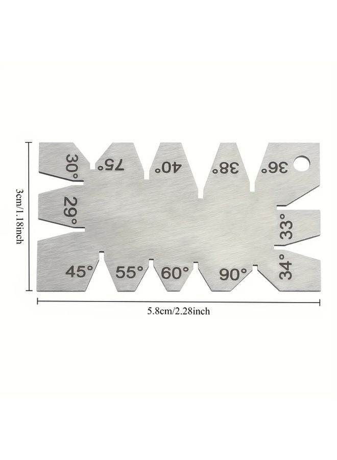 Precision Stainless Steel Angle Gauge 201 Stainless Woodworking Tool 1pc - Image 3
