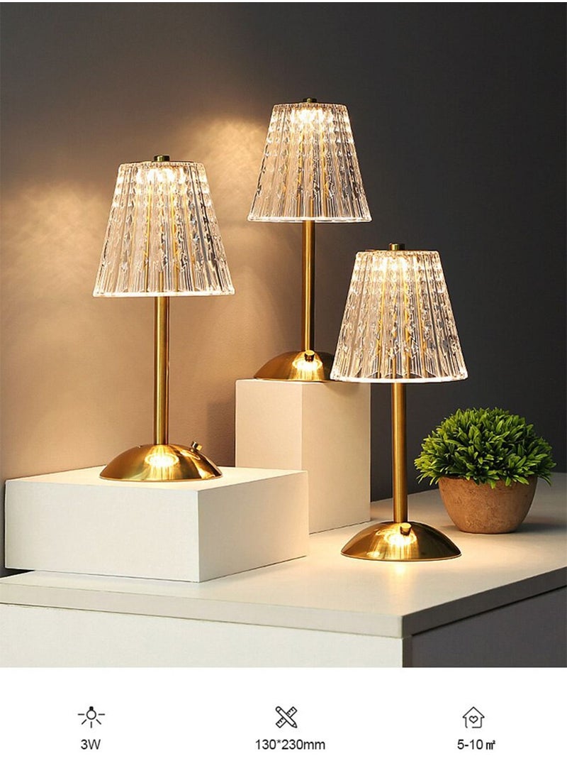 Roman Gifts - Modern LED touch restaurant bar furniture decorative lights dimmable cordless rechargeable battery led table lamps - Image 1