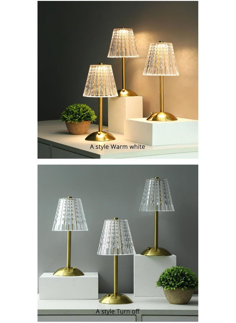 Roman Gifts - Modern LED touch restaurant bar furniture decorative lights dimmable cordless rechargeable battery led table lamps - Image 1