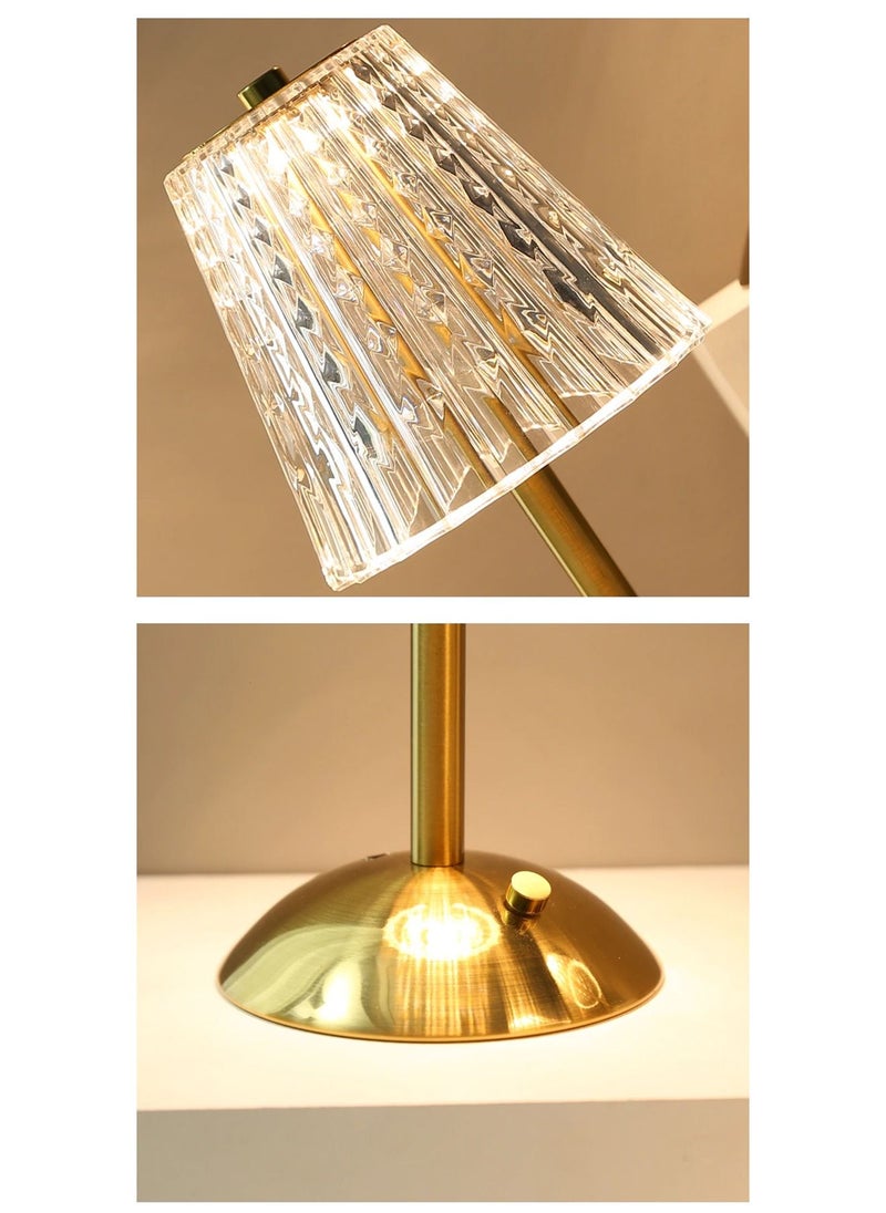 Roman Gifts - Modern LED touch restaurant bar furniture decorative lights dimmable cordless rechargeable battery led table lamps - Image 1