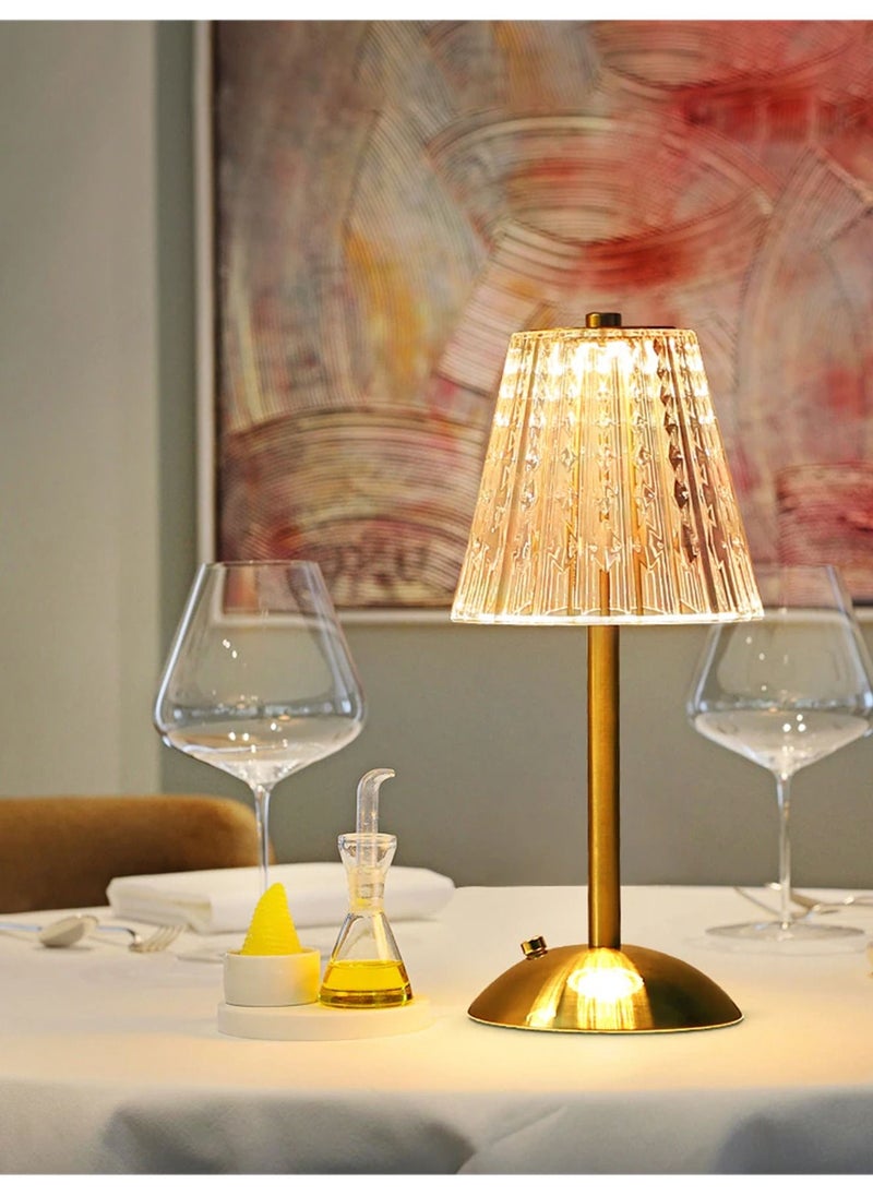 Roman Gifts - Modern LED touch restaurant bar furniture decorative lights dimmable cordless rechargeable battery led table lamps - Image 1