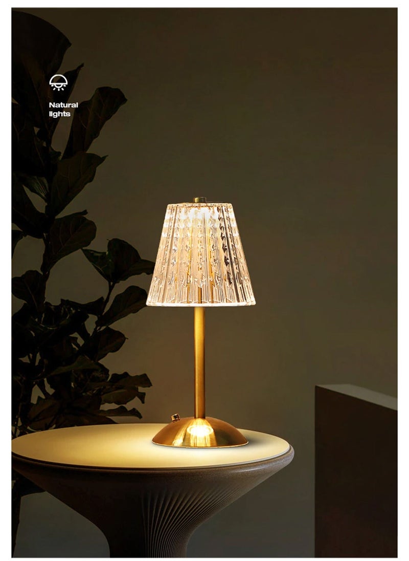 Roman Gifts - Modern LED touch restaurant bar furniture decorative lights dimmable cordless rechargeable battery led table lamps - Image 1
