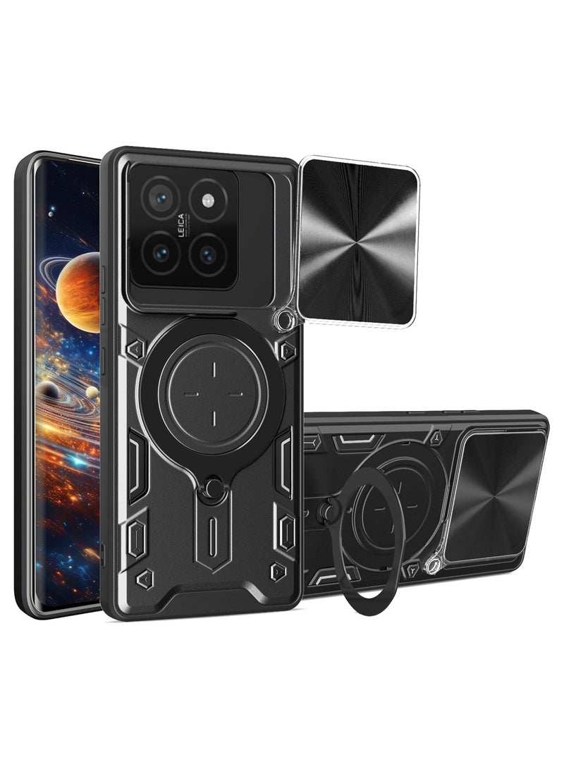 Compatible with Xiaomi 14T Pro Case.with Slide Camera Lens Cover Compatible with Xiaomi 14T Pro Case - Image 1