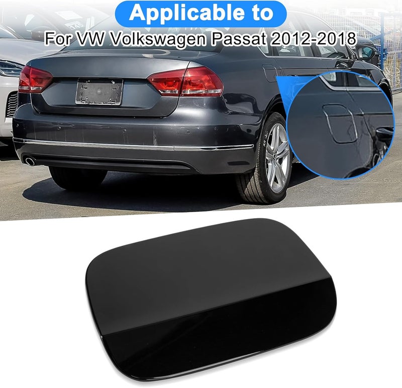 psler غطاء باب خزان الوقود psler لسيارات VW Passat 2012-2018 - أسود - Image 2
