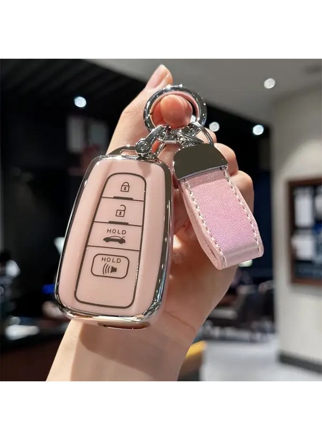 غطاء مفتاح أرجواني مع حبل للسيارات موديلات 2018-2022 واقي حالة المفتاح - Image 4