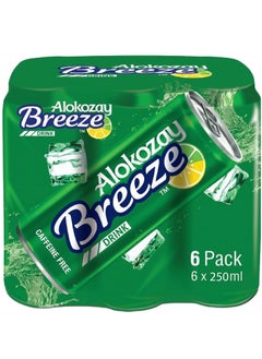 Alokozay Breeze Caffeine Free Regular Drink Cans 6 x 250ml  - Image 1