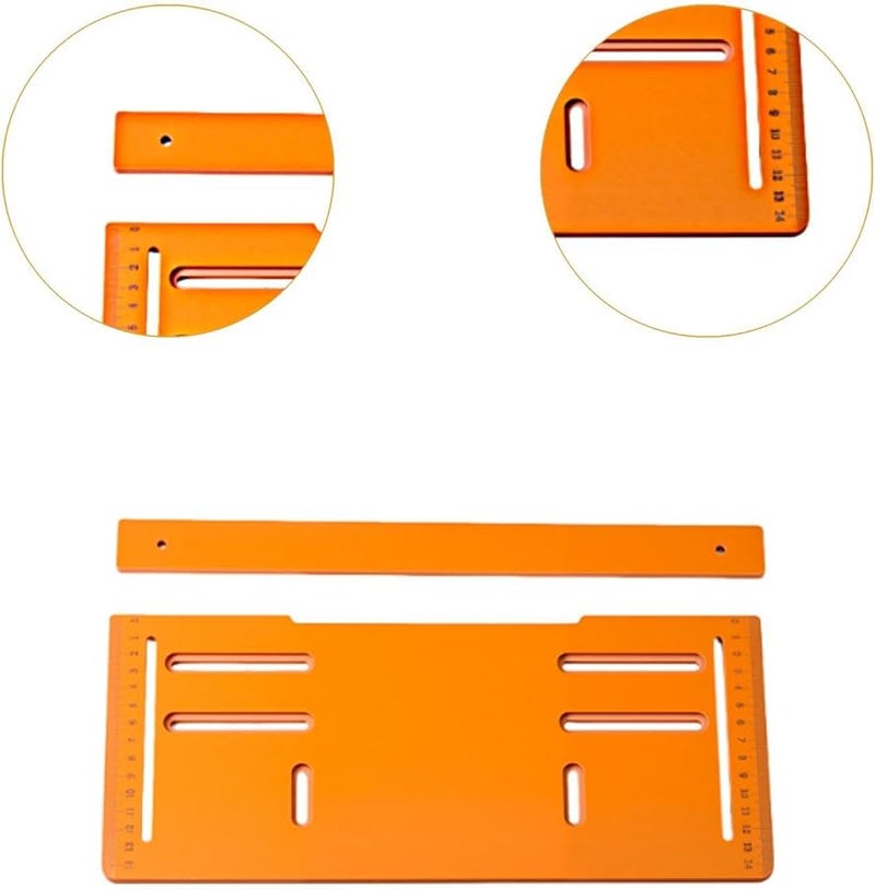 8mm Thickened Circular Saw Base Plate Portable Positioning Board Guide Workbench Attachment - Image 3
