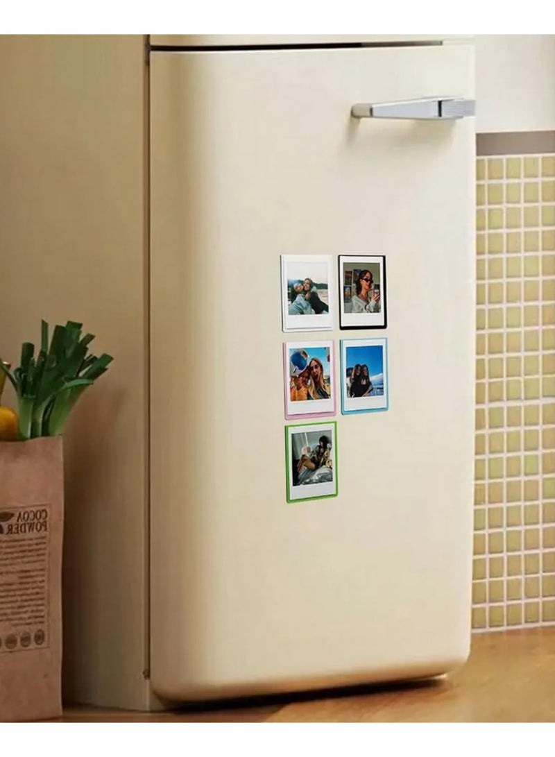 5 قطع إطار صور كاميرا فورية مغناطيس ثلاجة لحامل صور Fujifilm Instax SQUARE SQ1 SQ6 SQ10 SQ20 ملصق ثلاجة ملون - Image 4