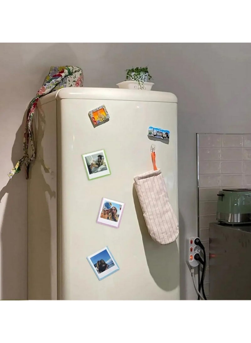 5 قطع إطار صور كاميرا فورية مغناطيس ثلاجة لحامل صور Fujifilm Instax SQUARE SQ1 SQ6 SQ10 SQ20 ملصق ثلاجة ملون - Image 5