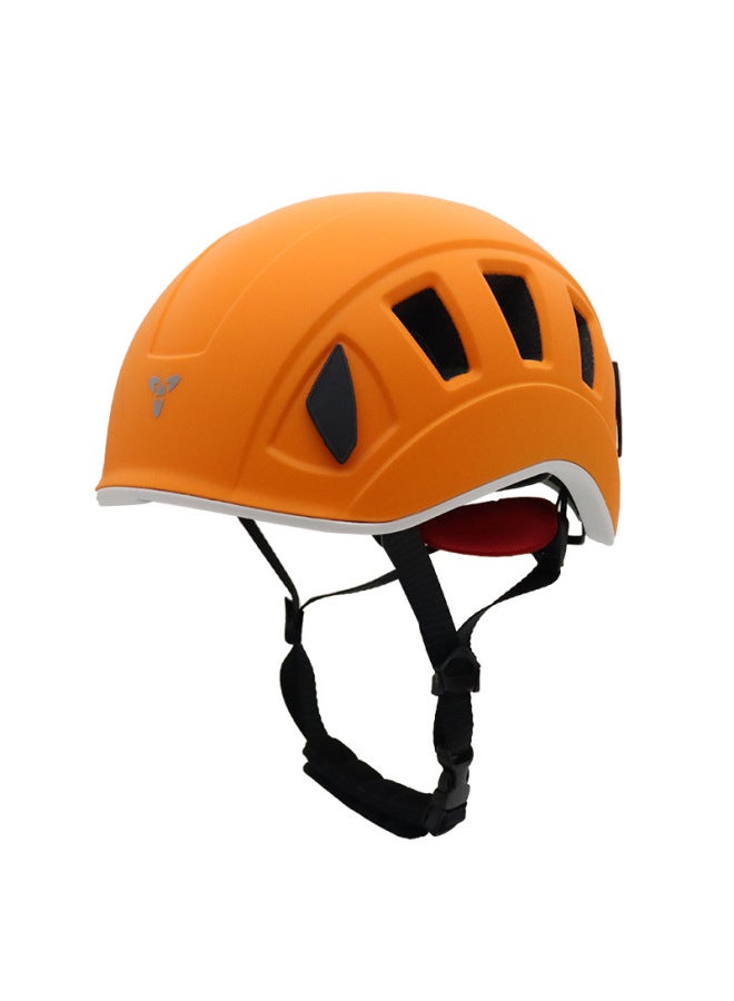 Orange White Ucaco Outdoor Sports Expansion Cap Mountaineering Ice Climbing Rock Climbing Ultra Light Protective Helmet Hat Generation