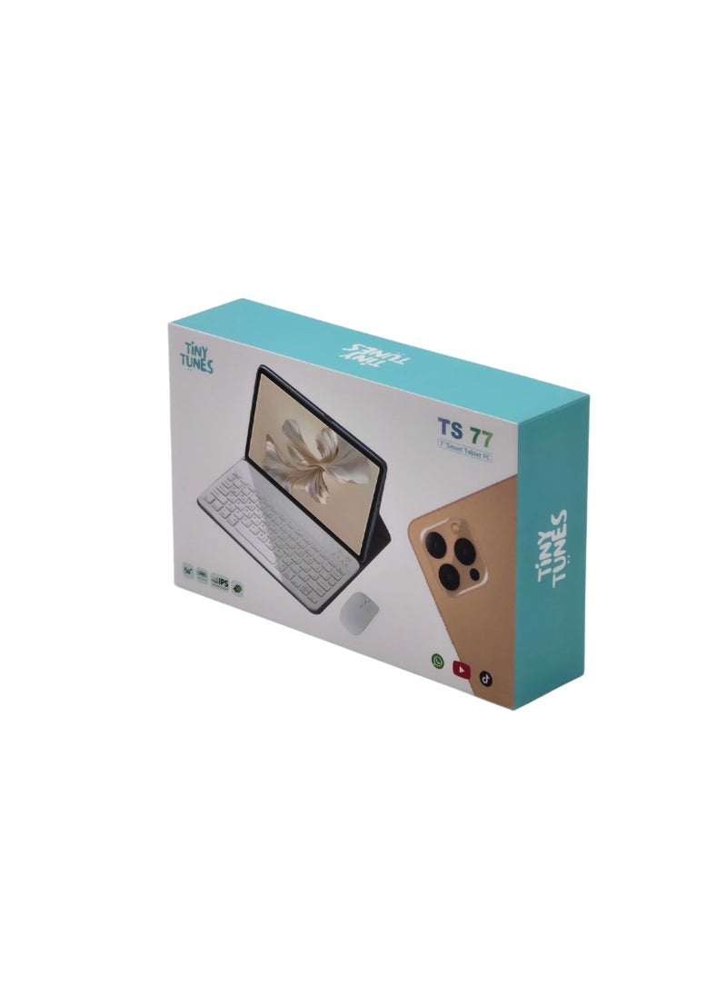 Tiny Tunes TS77 Smart Kids Tablet 7 inch Display | Wi-Fi | SIM | Mouse | Keyboard  - Image 2