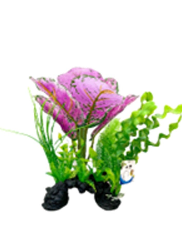 Tankii Aquarium Artificial Plant Flora Stone 2