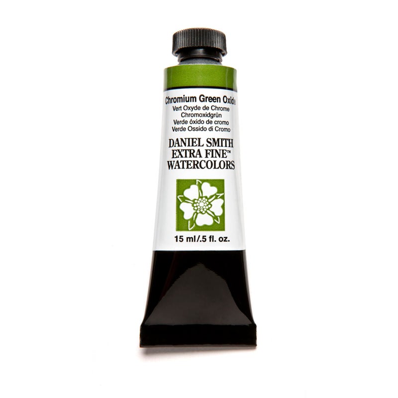 Daniel Smith Extra Fine Watercolor Paint 15ml Tube Chromium Green Oxide 284600024 05 Fl Oz Pack of 1