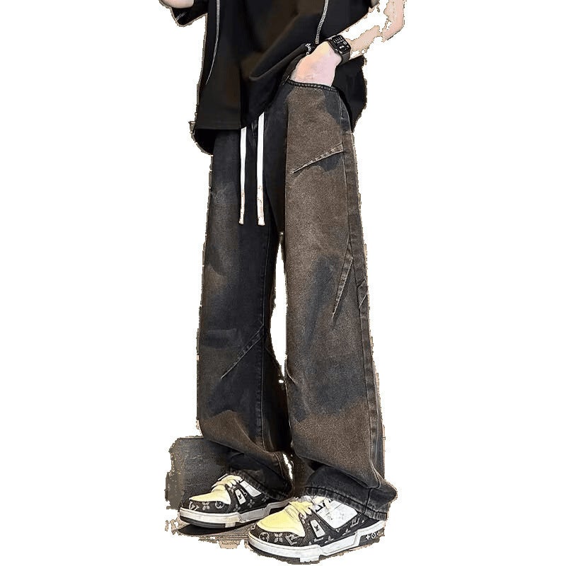 Unisex Classic Denim Jeans Loose Fit Daily Outdoor Wear - Image 4