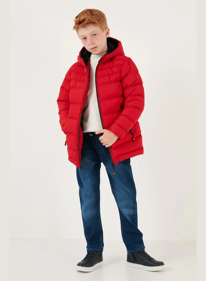 Lela Lela Zippered Pocket Hooded Puffer Jacket for Boys JACKET 6492324