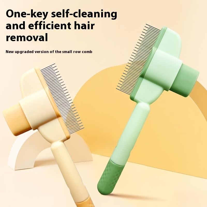 SHOPONIL Dog Knot Detangling Brush, Dog Grooming Brush, Dog Lice Comb, Pet Loose Hair Steel Needle Comb, Flea Comb for Cats and Dogs, Flea Brush, Flea Comb for Kittens and Puppies -Stainless Steel - Image 4