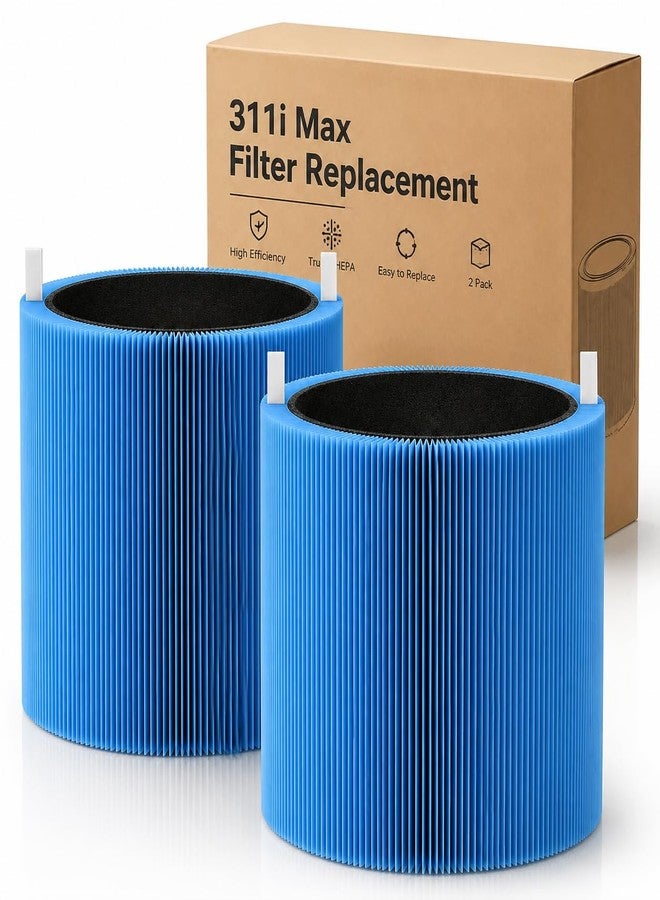 Bluearks فلتر بديل لجهاز تنقية الهواء Bluearks Blue Pure 311i Max AllergenBlock، فلتر H13 True HEPA وفلتر كربون نشط عالي الكفاءة، رقم القطعة البديلة F3MAX【غير متوافق مع 311i+ Max】 - Image 1