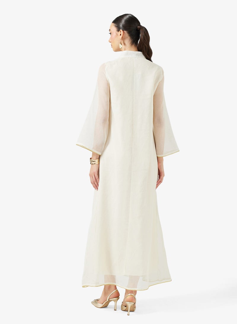 Khizana Embroidered Jalabiya - Image 2