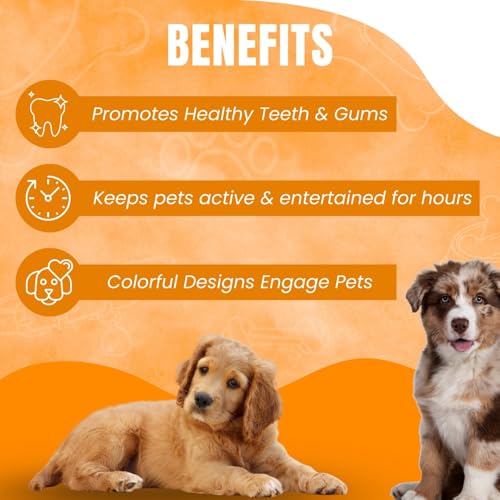 BUSZBO Dog Rope Toys for Large & Medium Aggressive Chewers | Heavy-Duty Indestructible Cotton Tug & Chew Rope Toys with Handle | Natural Dental Chew Toys for Dogs | Pack of 7 - Image 2