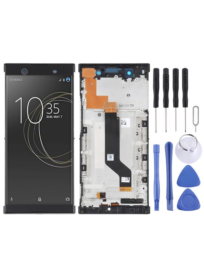 erorex Replacement Original LCD Screen For Sony Xperia XA1 Ultra G3226 Digitizer Full Assembly with Frame Black - Image 1