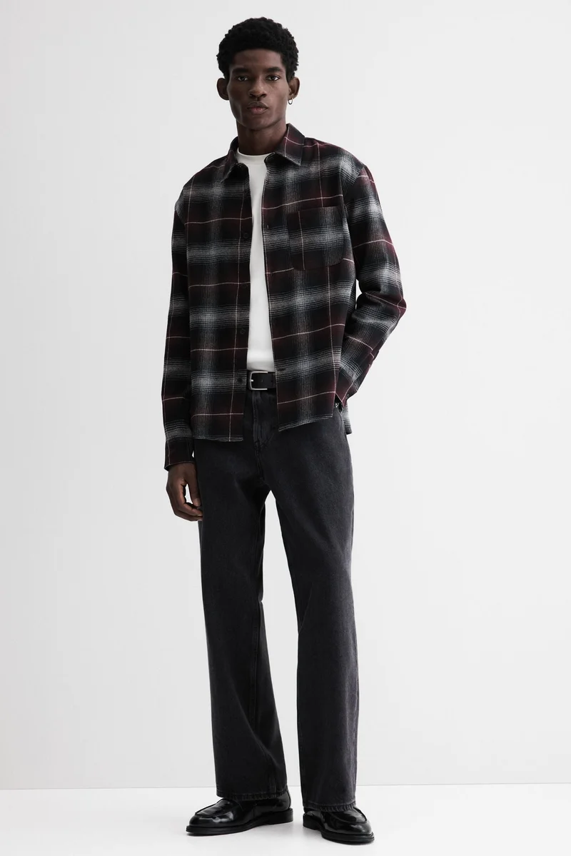 H&M Loose Fit Flannel shirt