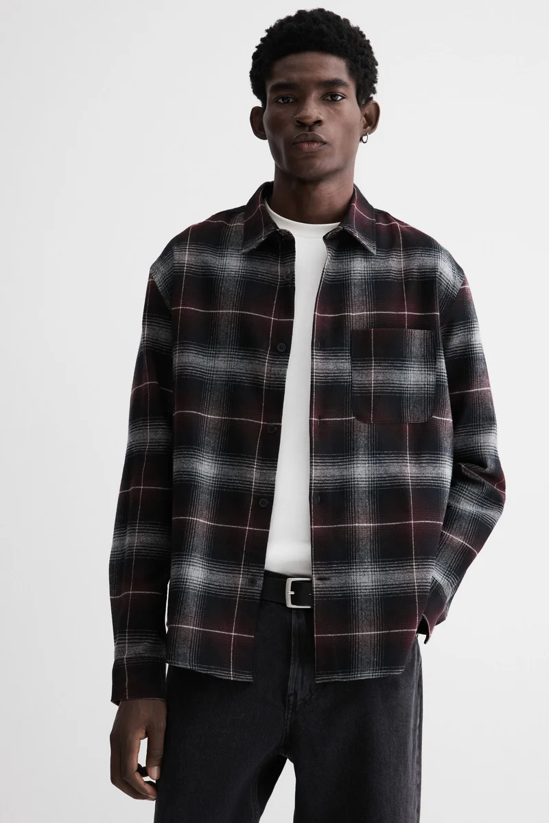 H&M Loose Fit Flannel shirt