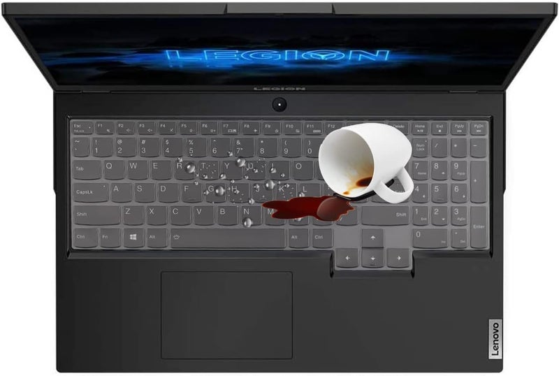Oaky غطاء لوحة المفاتيح لجهاز Lenovo Legion 5i / Slim 5i / Pro 5i | Lenovo Legion 7i / Pro 7i | Legion 9 و Lenovo LOQ 15.6 بوصة و 16 بوصة لأجهزة الكمبيوتر المحمولة للألعاب - شفاف TPU - Image 4