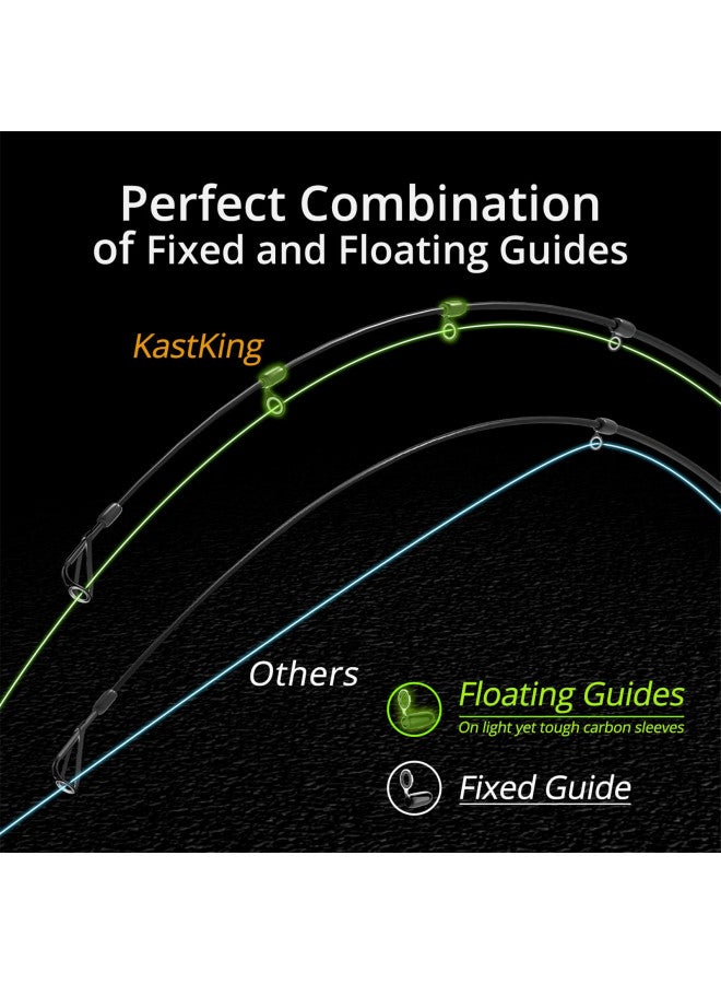 Kastking KastKing Blackhawk II Telescopic Fishing Rods, Spinning 6ft 6in-Fast-M Power - Image 5