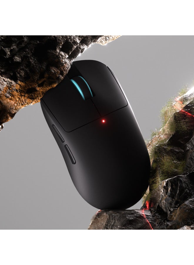 Game Mouse Charging 2.4G E-sports Three-mode Lightweight Four-channel Colored Lights Ergonomic Design DPI Adjustable-Color:624 Three-mode Four-channel Three-speed Switch Lantern Game Mouse Black