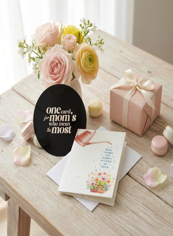Seed Bloom Mother’s Day Greeting Card with White Envelope - Embedded with Wildflower Seeds, Plantable and Writable Gifts for Mom, Grandma, or Sister in Any Occasions - Image 3