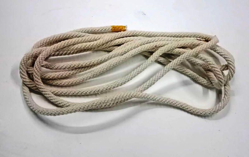 Jayam Traditional سرير أطفال تقليدي جايام بحبل قطن / ثوتيل كاير / 5 متر / 15 مم سمك / أبيض - Image 2