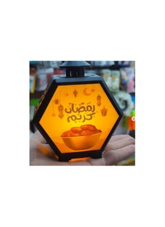 Generic Very chic acrylic lantern, Imported and battery-powered  With a different design! Available in two colors: black and white 10 cm  - Image 2