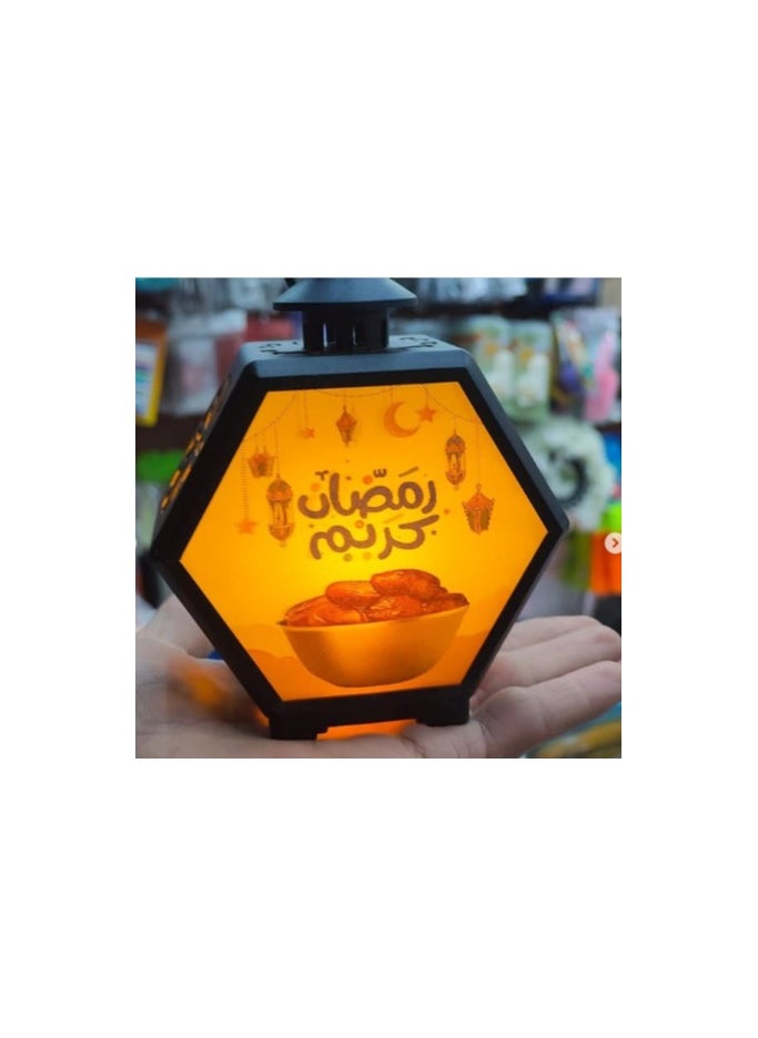 Very chic acrylic lantern, Imported and battery-powered  With a different design! Available in two colors: black and white 10 cm