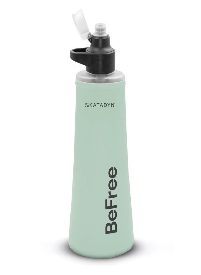 Katadyn BeFree AC 1L Soft Water Filter Bottle – Green, Ultralight & Collapsible Flask, First-of-Its-Kind Activated Carbon Filter Improves Taste & Odors, Ideal for Hiking, Travel, Sports & Emergencies - Image 1