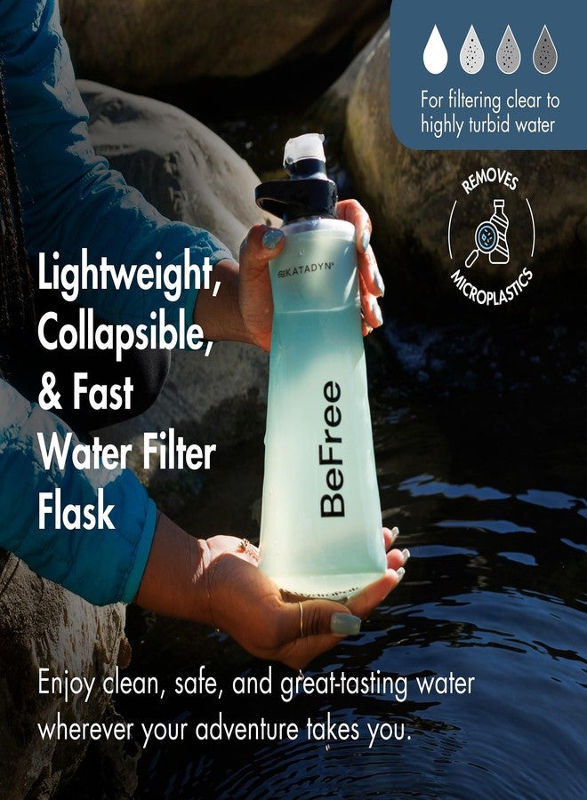 Katadyn BeFree AC 1L Soft Water Filter Bottle – Green, Ultralight & Collapsible Flask, First-of-Its-Kind Activated Carbon Filter Improves Taste & Odors, Ideal for Hiking, Travel, Sports & Emergencies - Image 2
