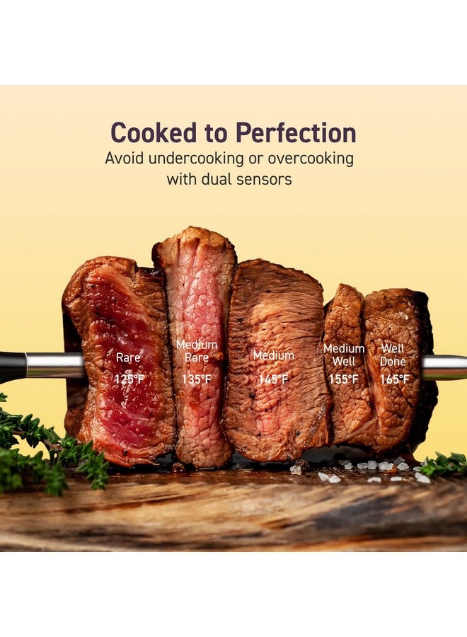 COSORI Wireless Meat Thermometer Digital, Bluetooth Food Thermometer for Grill, Smoker, Oven, Air Fryer for Turkey, Chicken, Steak, Gifts for Men, 90+ Recipes in Free App - Image 3