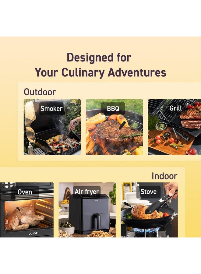 COSORI Wireless Meat Thermometer Digital, Bluetooth Food Thermometer for Grill, Smoker, Oven, Air Fryer for Turkey, Chicken, Steak, Gifts for Men, 90+ Recipes in Free App - Image 5