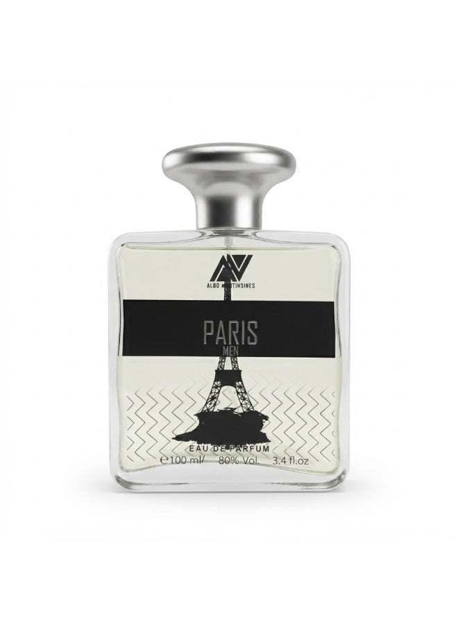 ارض العطور باريس او دو بارفان للرجال 100 مل - عطر منعش بنفحات النعناع والفواكه والخشب يدوم طويلاً - Image 1
