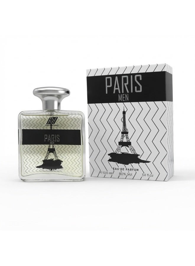 ارض العطور باريس او دو بارفان للرجال 100 مل - عطر منعش بنفحات النعناع والفواكه والخشب يدوم طويلاً - Image 3